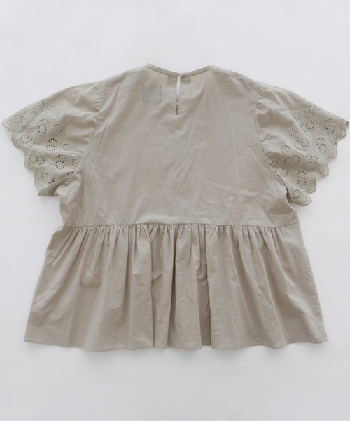 オオカミとフクロウ◆半袖ブラウス/--/コットン/portom24039 定価1.4万】 オオカミとフクロウ オオカミと二色のうさぎの