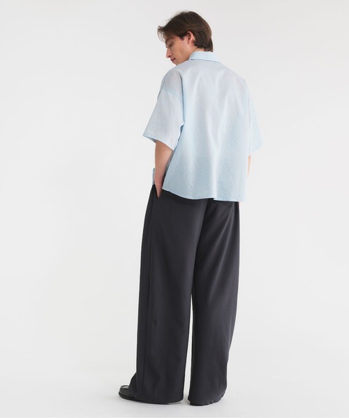 Regen Glanz（レーゲングランツ）の「striped sheer shirt/ストライプシアーシャツ（シャツ/ブラウス・メンズ・ブルー/グレー/ブラック・MEDIUM/SMALL/LARGE）」の13枚目の写真