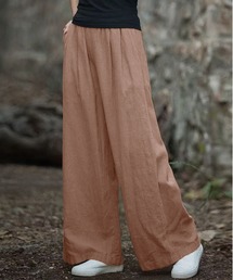 予約商品】その他パンツ（ブラウン/茶色系・リネン・麻