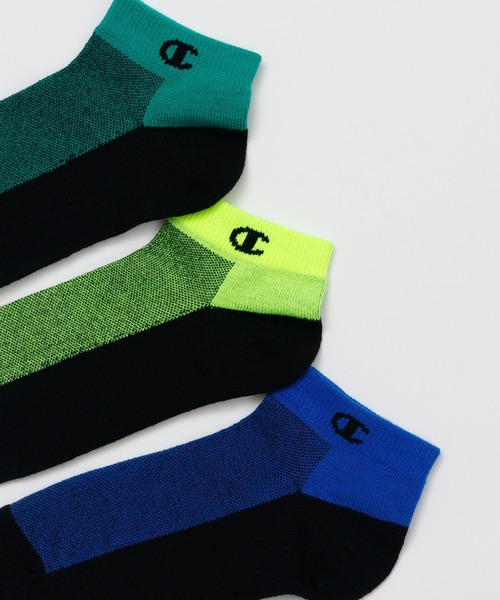 Champion(チャンピオン)の「【Champion/チャンピオン】キッズ 【3足組】スニーカーインソックス(ソックス/靴下・キッズ・ブラック・FREE)」の3枚目の写真