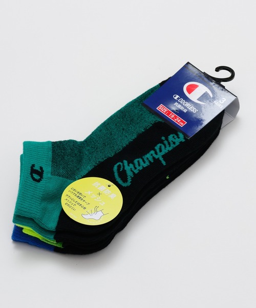Champion(チャンピオン)の「【Champion/チャンピオン】キッズ 【3足組】スニーカーインソックス(ソックス/靴下・キッズ・ブラック・FREE)」の6枚目の写真