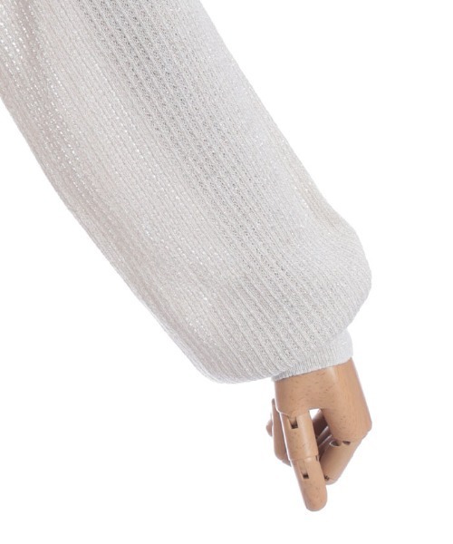axes femme POETIQUE(アクシーズファムポエティック)の「チュールフリルUVカットカーディガン(カーディガン/ボレロ・レディース・ピンク/ミント/キナリ・MEDIUM)」の16枚目の写真