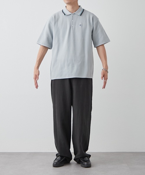 CIAOPANIC TYPY(チャオパニックティピー)の「【ユニセックス】アニマル柄フレンチブルドッグポロシャツ(ポロシャツ・メンズ・ホワイト/チャコールグレー/ライトグレー/グリーン・MEDIUM/LARGE)」の16枚目の写真