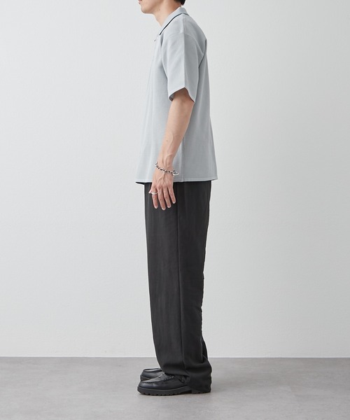 CIAOPANIC TYPY(チャオパニックティピー)の「【ユニセックス】アニマル柄フレンチブルドッグポロシャツ(ポロシャツ・メンズ・ホワイト/チャコールグレー/ライトグレー/グリーン・MEDIUM/LARGE)」の15枚目の写真