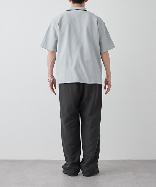 CIAOPANIC TYPY(チャオパニックティピー)の「【ユニセックス】アニマル柄フレンチブルドッグポロシャツ(ポロシャツ・メンズ・ホワイト/チャコールグレー/ライトグレー/グリーン・MEDIUM/LARGE)」の14枚目の写真