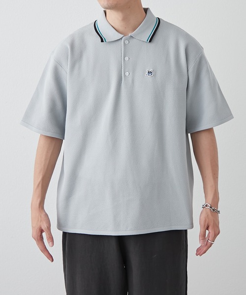 CIAOPANIC TYPY(チャオパニックティピー)の「【ユニセックス】アニマル柄フレンチブルドッグポロシャツ(ポロシャツ・メンズ・ホワイト/チャコールグレー/ライトグレー/グリーン・MEDIUM/LARGE)」の13枚目の写真