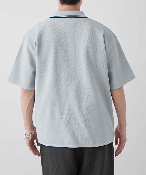 CIAOPANIC TYPY(チャオパニックティピー)の「【ユニセックス】アニマル柄フレンチブルドッグポロシャツ(ポロシャツ・メンズ・ホワイト/チャコールグレー/ライトグレー/グリーン・MEDIUM/LARGE)」の11枚目の写真