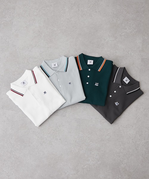 CIAOPANIC TYPY(チャオパニックティピー)の「【ユニセックス】アニマル柄フレンチブルドッグポロシャツ(ポロシャツ・メンズ・ホワイト/チャコールグレー/ライトグレー/グリーン・MEDIUM/LARGE)」の6枚目の写真