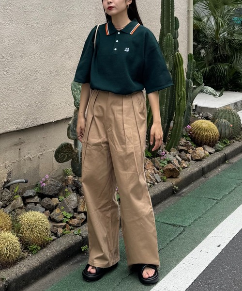 CIAOPANIC TYPY(チャオパニックティピー)の「【ユニセックス】アニマル柄フレンチブルドッグポロシャツ(ポロシャツ・メンズ・ホワイト/チャコールグレー/ライトグレー/グリーン・MEDIUM/LARGE)」の19枚目の写真