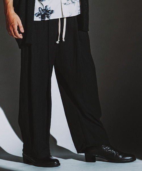 NO ID.（ノーアイディ）の「mp13852-ｻｲﾄﾞﾀｯｸﾄﾞﾛｰｽﾄﾘﾝｸﾞPT パンツ（その他パンツ・メンズ・グレー/ブルーグレー/ブラック・1/2）」の13枚目の写真