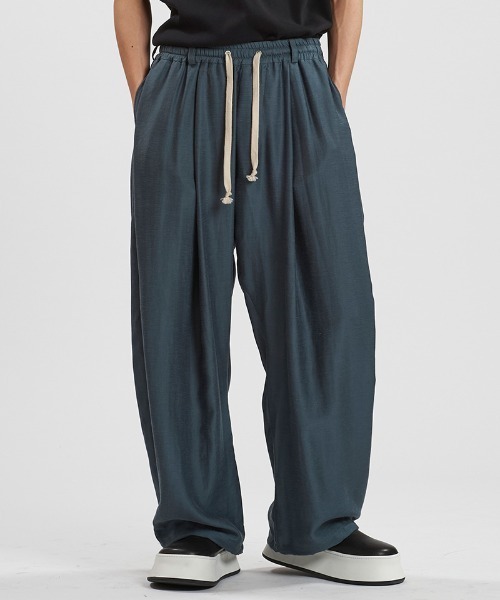 NO ID.（ノーアイディ）の「mp13852-ｻｲﾄﾞﾀｯｸﾄﾞﾛｰｽﾄﾘﾝｸﾞPT パンツ（その他パンツ・メンズ・グレー/ブルーグレー/ブラック・1/2）」の19枚目の写真