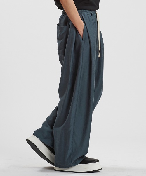 NO ID.（ノーアイディ）の「mp13852-ｻｲﾄﾞﾀｯｸﾄﾞﾛｰｽﾄﾘﾝｸﾞPT パンツ（その他パンツ・メンズ・グレー/ブルーグレー/ブラック・1/2）」の20枚目の写真