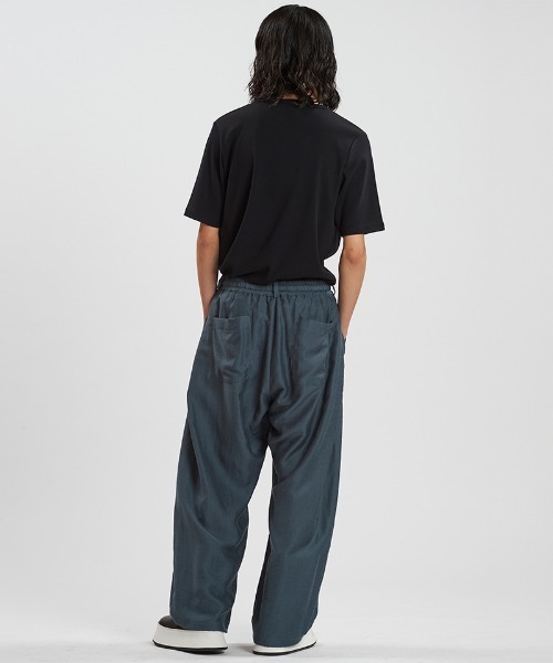 NO ID.（ノーアイディ）の「mp13852-ｻｲﾄﾞﾀｯｸﾄﾞﾛｰｽﾄﾘﾝｸﾞPT パンツ（その他パンツ・メンズ・グレー/ブルーグレー/ブラック・1/2）」の22枚目の写真