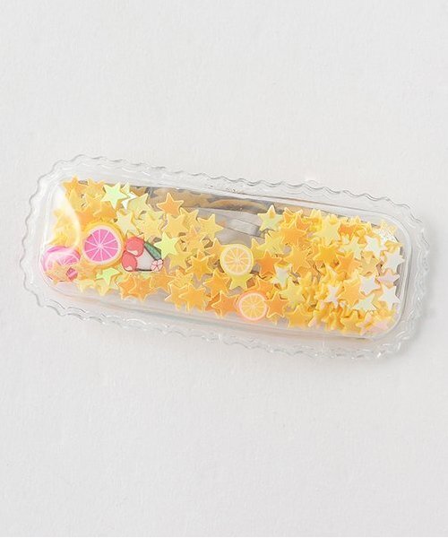 petit main（プティマイン）の「アソートヘアアクセセット/L（バレッタ/ヘアクリップ・キッズ・ライトグリーン/ピンク/イエロー・F）」の12枚目の写真