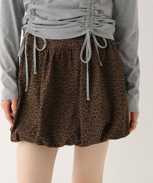 Heather(ヘザー)の「ギャザーバルーンミニスカート 576805(スカート・レディース・ベージュ/ブラウン系その他/チャコールグレー/ブラウン系その他2・S/M)」の11枚目の写真