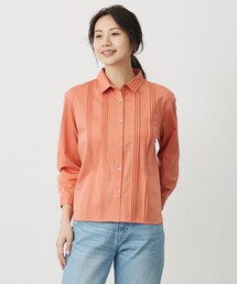 コンパクトトリコット シャツライク カットソー