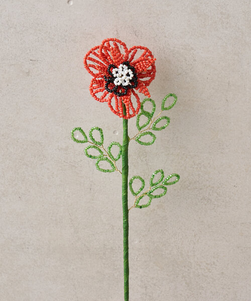 BIRTHDAY BAR（バースデイバー）の「【SAHIR サヒール】Beads flower　ビーズフラワー（フラワーベース・レディース・ホワイト/イエロー/ブラック/レッド・0）」の4枚目の写真