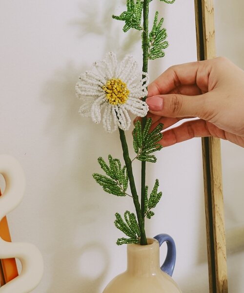 ビーズフラワー ビーズ 『DXフラワービーズ M3 約14mm 約200個入り ASH-FL14-M3