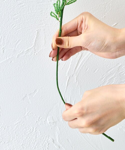 BIRTHDAY BAR（バースデイバー）の「【SAHIR サヒール】Beads flower　ビーズフラワー（フラワーベース・レディース・ホワイト/イエロー/ブラック/レッド・0）」の8枚目の写真