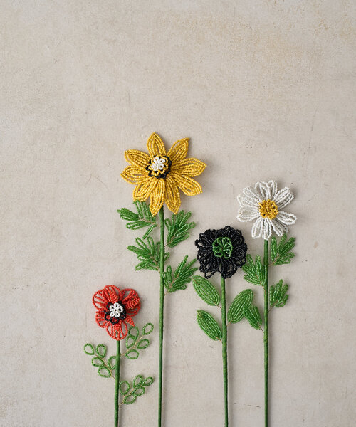 BIRTHDAY BAR（バースデイバー）の「【SAHIR サヒール】Beads flower　ビーズフラワー（フラワーベース・レディース・ホワイト/イエロー/ブラック/レッド・0）」の15枚目の写真