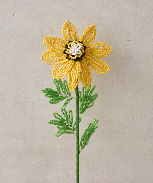 BIRTHDAY BAR（バースデイバー）の「【SAHIR サヒール】Beads flower　ビーズフラワー（フラワーベース・レディース・ホワイト/イエロー/ブラック/レッド・0）」の19枚目の写真