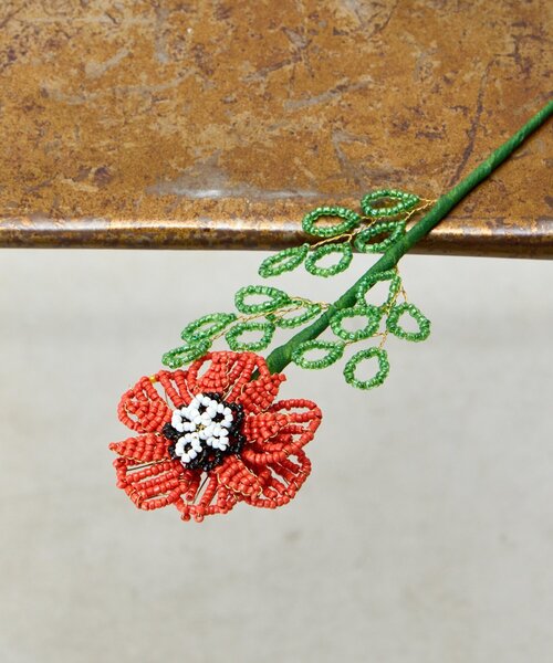 BIRTHDAY BAR（バースデイバー）の「【SAHIR サヒール】Beads flower　ビーズフラワー（フラワーベース・レディース・ホワイト/イエロー/ブラック/レッド・0）」の7枚目の写真