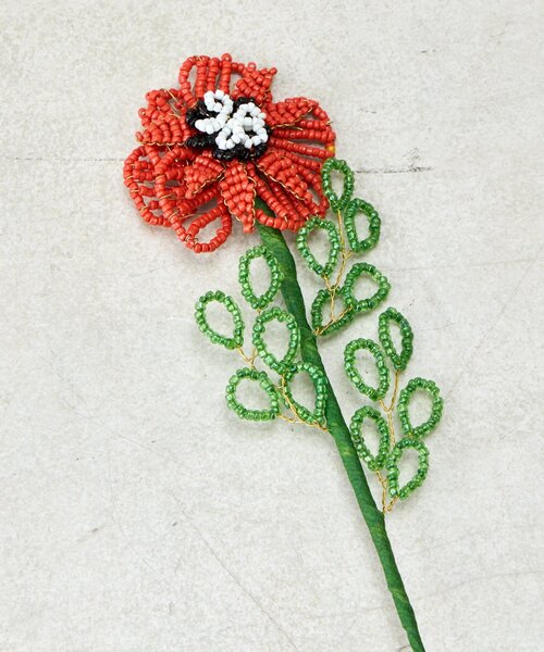 BIRTHDAY BAR（バースデイバー）の「【SAHIR サヒール】Beads flower　ビーズフラワー（フラワーベース・レディース・ホワイト/イエロー/ブラック/レッド・0）」の13枚目の写真