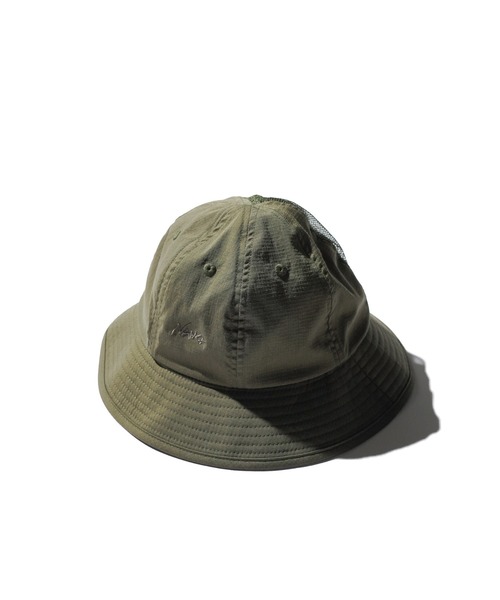 NANGA(ナンガ)の「NANGA / ナンガ HINOC RIPSTOP UT 7PANEL HAT ヒノック リップストップ 7パネル ハット(ハット・メンズ・ブラック/エメラルド・FREE)」の17枚目の写真