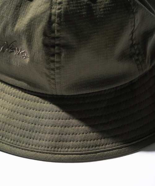 NANGA(ナンガ)の「NANGA / ナンガ HINOC RIPSTOP UT 7PANEL HAT ヒノック リップストップ 7パネル ハット(ハット・メンズ・ブラック/エメラルド・FREE)」の19枚目の写真