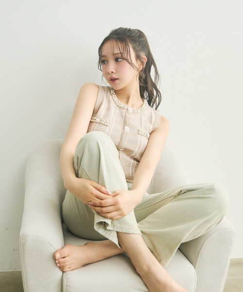#anc アクリス AKRIS アンサンブル アイボリー グレー ニット ボーダー ノースリーブ カーディガン 半袖 レディース [886309] BLENCOT Women's Floral Summer Casual Dress Ladies Square
