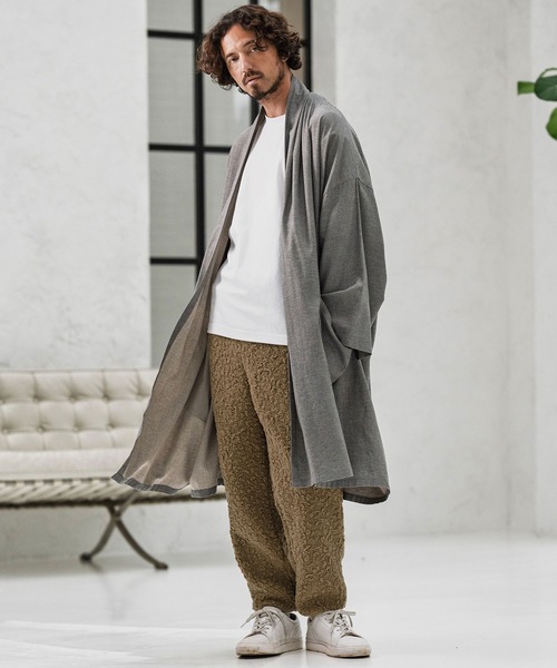 CAMBIO(カンビオ)の「mp13864-Poodle Like Boa Switch Cargo Pants ボアカーゴパンツ(カーゴパンツ・メンズ・ブラック/オリーブ/ベージュ・S/M/L)」の14枚目の写真