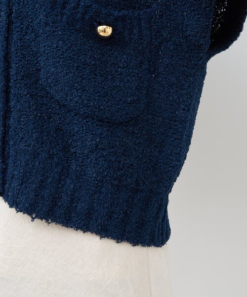 ペーパーニットベスト ON・OFF兼用】ペーパーニットベスト（ニット/セーター）｜La