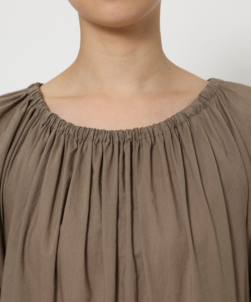 BARNYARDSTORM（バンヤードストーム）の「BARNYARDSTORM /　ティアードロングドレス【JAPAN FABLIC】 / ハンドウォッシャブル（ワンピース・レディース・ベージュ/ブラック・FREE）」の15枚目の写真