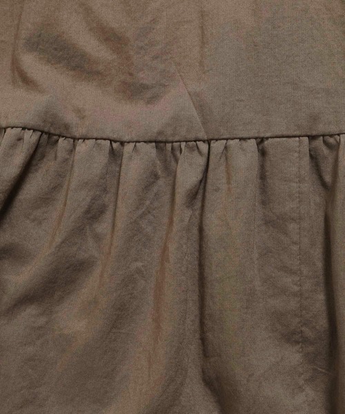 BARNYARDSTORM（バンヤードストーム）の「BARNYARDSTORM /　ティアードロングドレス【JAPAN FABLIC】 / ハンドウォッシャブル（ワンピース・レディース・ベージュ/ブラック・FREE）」の5枚目の写真