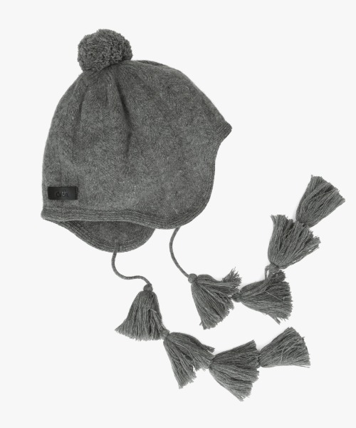 arth（アース）の「arth  Ca5 Fringe Guide Knit / アース（ニットキャップ/ビーニー・レディース・ベージュ/グレー/ホワイト・FREE）」の13枚目の写真