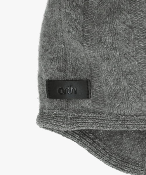 arth（アース）の「arth  Ca5 Fringe Guide Knit / アース（ニットキャップ/ビーニー・レディース・ベージュ/グレー/ホワイト・FREE）」の16枚目の写真