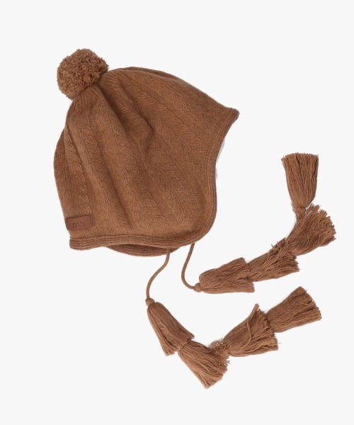 arth（アース）の「arth  Ca5 Fringe Guide Knit / アース（ニットキャップ/ビーニー・レディース・ベージュ/グレー/ホワイト・FREE）」の19枚目の写真