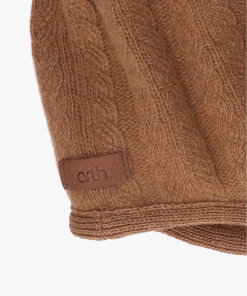 arth（アース）の「arth  Ca5 Fringe Guide Knit / アース（ニットキャップ/ビーニー・レディース・ベージュ/グレー/ホワイト・FREE）」の20枚目の写真