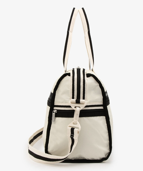 LeSportsac（レスポートサック）の「DELUXE MED WEEKENDER スペクテイターサンドバー/ブラック（ボストンバッグ・レディース・ホワイト・FREE）」の6枚目の写真