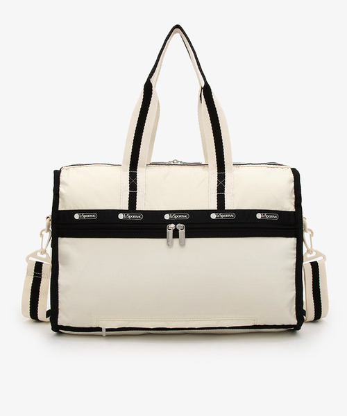 LeSportsac（レスポートサック）の「DELUXE MED WEEKENDER スペクテイターサンドバー/ブラック（ボストンバッグ・レディース・ホワイト・FREE）」の7枚目の写真
