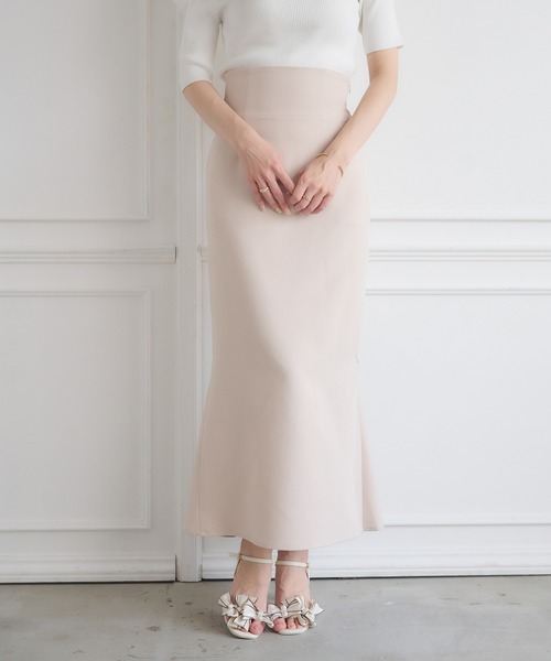 Ambre Neige(アンブルネージュ)の「back lace up mermaid sirt / バックレースアップマーメイドスカート(スカート・レディース・アイボリー/ブラック/チャコールグレー・SMALL/MEDIUM)」の16枚目の写真