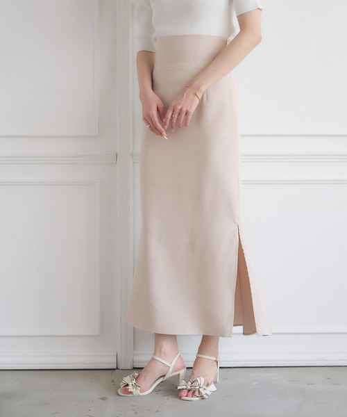 Ambre Neige(アンブルネージュ)の「back lace up mermaid sirt / バックレースアップマーメイドスカート(スカート・レディース・アイボリー/ブラック/チャコールグレー・SMALL/MEDIUM)」の17枚目の写真