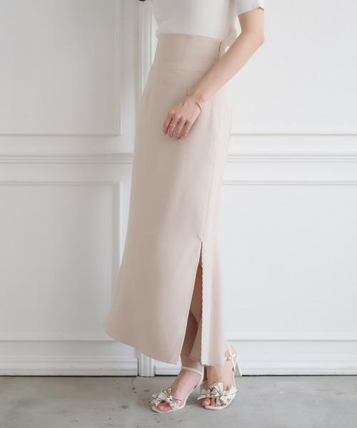 Ambre Neige(アンブルネージュ)の「back lace up mermaid sirt / バックレースアップマーメイドスカート(スカート・レディース・アイボリー/ブラック/チャコールグレー・SMALL/MEDIUM)」の18枚目の写真