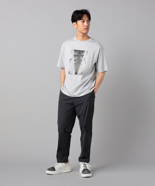 β MEN(ベータメン)の「リブ・ヴォールト プリントTシャツ(Tシャツ/カットソー・メンズ・ブラウン/ライトグレー/サックスブルー・L/M)」の5枚目の写真