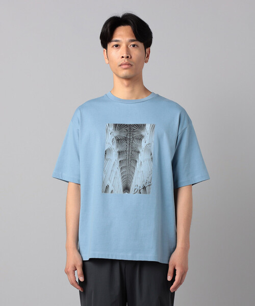 β MEN(ベータメン)の「リブ・ヴォールト プリントTシャツ(Tシャツ/カットソー・メンズ・ブラウン/ライトグレー/サックスブルー・L/M)」の13枚目の写真