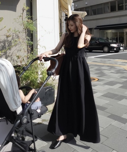 セール】【S・Mサイズ展開】ビスチェライクフレアキャミワンピース