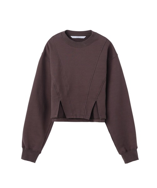 JOHN LAWRENCE SULLIVAN（ジョンローレンスサリバン）の「SWEAT CORSET PULLOVER（スウェット・レディース・ボルドー/カーキ/ブラック・ONE SIZE）」の2枚目の写真