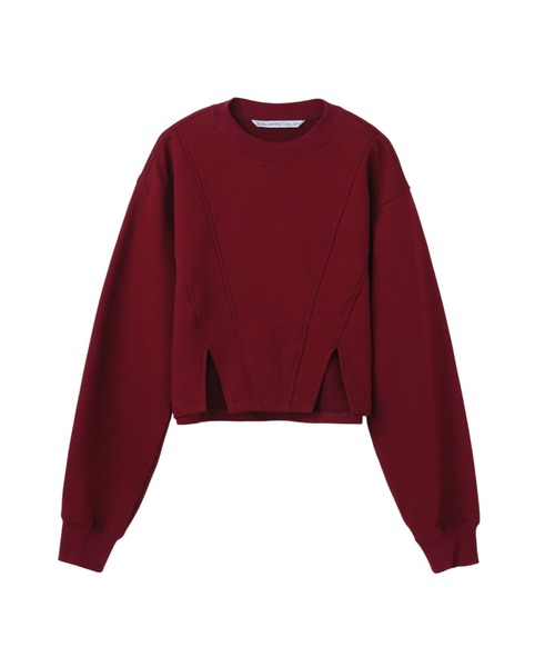 JOHN LAWRENCE SULLIVAN（ジョンローレンスサリバン）の「SWEAT CORSET PULLOVER（スウェット・レディース・ボルドー/カーキ/ブラック・ONE SIZE）」の3枚目の写真