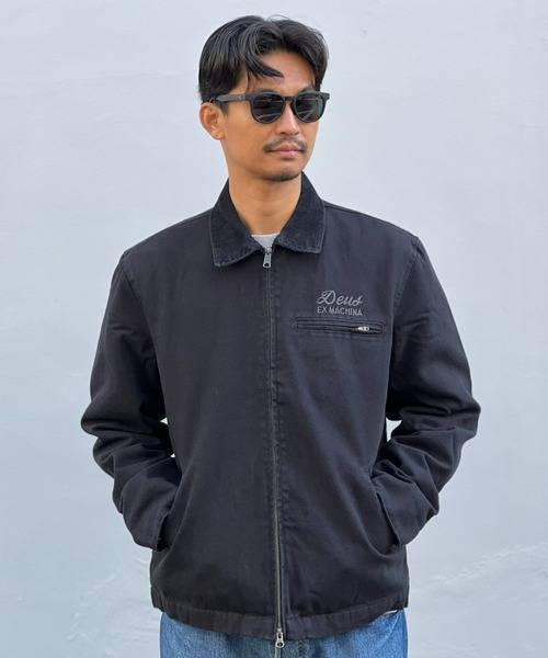 DEUS EX MACHINA(デウスエクスマキナ)の「【DEUS】Address Workwear Jacket(その他アウター・メンズ・ブルー/ブラック・MEDIUM/LARGE/X-LARGE)」の2枚目の写真
