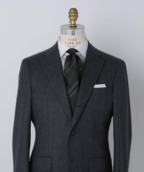 SHIPS（シップス）の「Puccini: シルク ラスティック ストライプ ネクタイ（ネクタイ・メンズ・ネイビー/ブラウン/ロイヤルブルー/ダークグレー・1）」の11枚目の写真